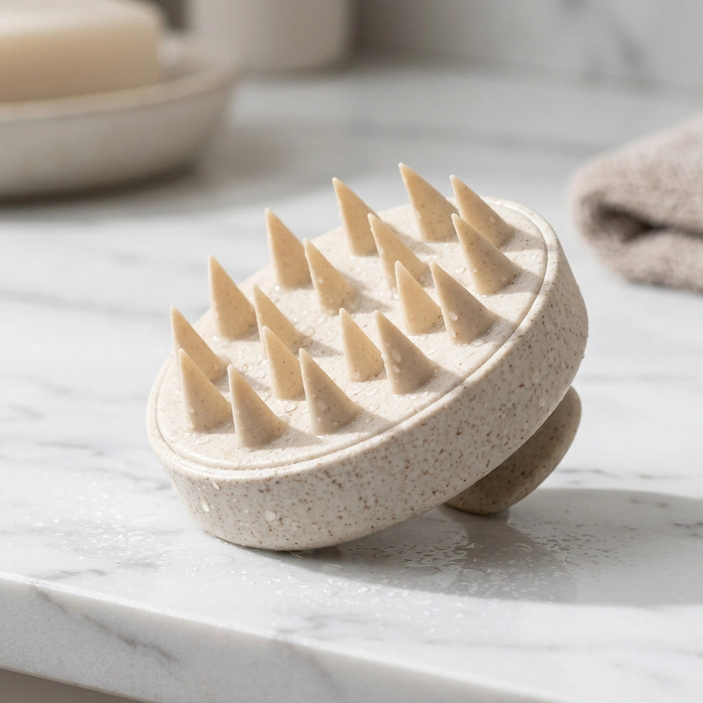 Brosse massante pour le cuir chevelu