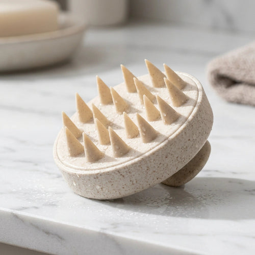Brosse massante pour le cuir chevelu